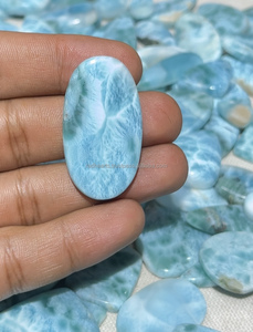 New Arrival High Quality Natural Loose Gemstone Healing Stones Crystal Larimar Mix Shape Cabochon for Jewelry Making - Product Image 5