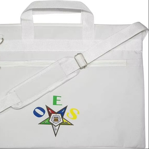 Bolsa de Mano Masónica OES con Estampado de la Estrella del Este, Ligera, Resistente al Agua, con Asa para Llevar en la Mano y al Hombro |   Bolsas y Estuches Masónicos - Product Image 1