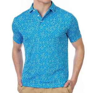 เสื้อโปโลโพลีเอสเตอร์ 100% ลดราคาพิเศษ สกรีนลายแบบซับลิเมชั่น แขนสั้น เสื้อโปโลผู้ชาย แห้งเร็ว เหมาะสำหรับกีฬากอล์ฟ - Product Image 4