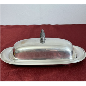 Plat à beurre contemporain et classique en acier inoxydable, écologique, pour le Ramadan, idéal pour les fêtes et les maisons religieuses traditionnelles du Moyen-Orient - Product Image 5