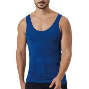 Camisetas de Compresión para Hombre, Transpirables, de Color Sólido, para Deportes y Fitness, Camisetas sin Mangas para Hombre - Product Image 5
