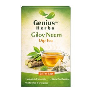 Bolsitas de Té Calmante de Neem y Ashwagandha de Giloy. La Ashwagandha aporta un equilibrio adaptógeno a la mezcla de hierbas limpiadoras. - Product Image 2