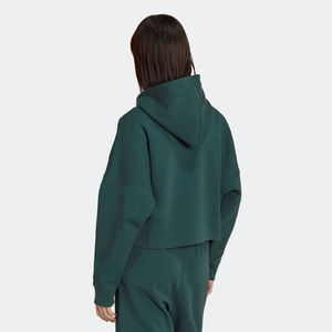 Sweat-shirts unisexes à manches longues en polaire tricotée de haute qualité pour l'hiver, logo personnalisé brodé imprimé sur le devant, 100% coton - Product Image 3