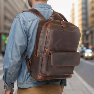 Mochila de Cuero de Lujo, Mochila de Cuero Vintage, Mochila de Cuero Premium, Bolsa Organizadora Inteligente - Product Image 6
