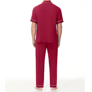 Ensembles de pyjama pour hommes sur mesure, de haute qualité, légers et confortables, vente en gros - Product Image 2