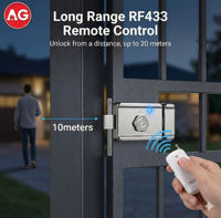 Cerradura Inteligente para Puerta con WiFi y Nube Tuya, Impermeable, con Huella Dactilar de Doble Cara, Tarjeta IC, Contraseña, Control por Aplicación, Cerradura Electrónica de Aluminio