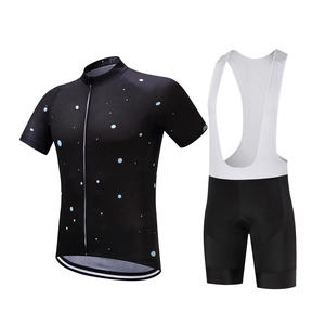 Breathable Windproof <b>Cycling</b> Set Jersey Uniforms 100% Polyester Unisex Low Price Customized OEM Service Wholesale Men's Set - Product Image 3