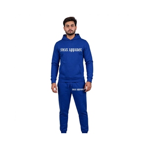 Ensemble complet de survêtement Shan Apparel pour filles, col roulé bleu, respirant, 100% polyester, couleur unie, sweat-shirt et pantalon de jogging, coupe classique - Product Image 2