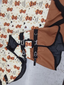 Couverture d'extérieur pour cheval, faite à la main, imperméable, pour l'hiver, avec protection poitrine, en tissu Ripstop, taille et couleur personnalisables, en polaire Oxford, pour dressage et extérieur - Product Image 6