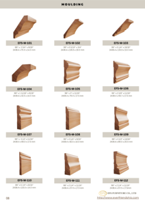 Solid Wood Baseboard Crown Trim Custom Profiles for Residential Commercial Interiors Wall <b>Ceiling</b> Decoration - Product Image 4