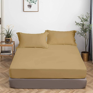 Hot Trend Plain Dyed 100% Cotton Flat <b>Sheet</b> 400TC Breathable Bedding for Home Adults All-Season Solid Style - Product Image 3