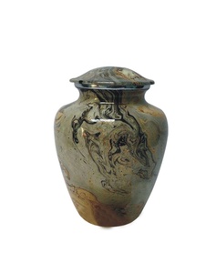 Urnas de latón conmemorativas tradicionales para cenizas humanas Recuerdo duradero para cremación o entierro Suministros funerarios - Product Image 4