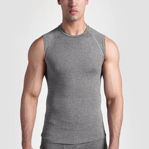 Camiseta de compresión para hombre, chaleco adelgazante, ajuste ceñido, protección contra erupciones, licra/poliéster, manga corta, corsé para perder peso - Product Image 4