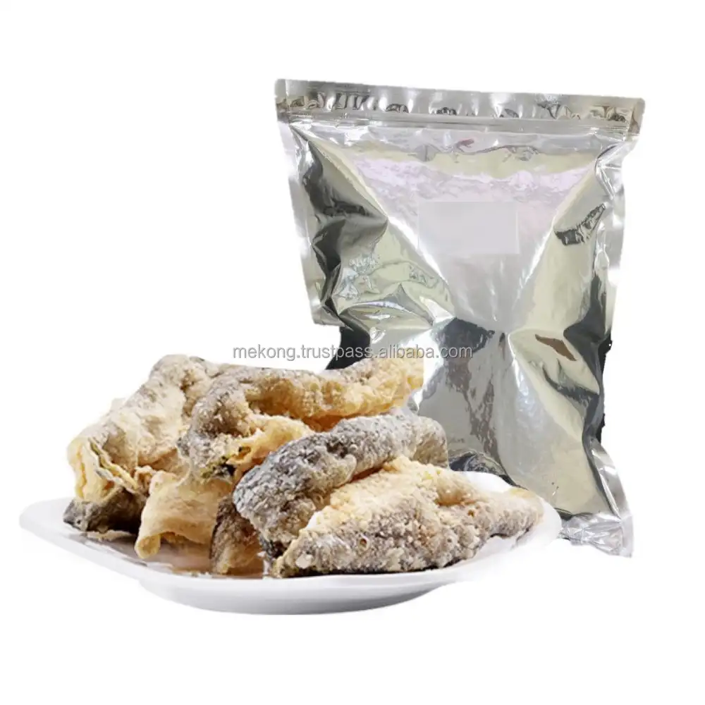 Factory Directly Dried Salted Egg Fish Skin Snack For FBA Business With Free Logo Printing From Vietnam