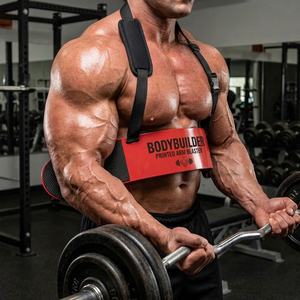 อุปกรณ์บริหารกล้ามเนื้อแขนแบบ Heavy Duty สำหรับออกกำลังกายเพาะกาย ฟิตเนส ดึงข้อศอก รองรับต้นคอ ช่วยเสริมสร้างกล้ามเนื้อแขน - Product Image 2