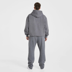 Low Price Design Custom Logo Wholesale Men's Cotton Straight Leg Sweatpants Elastic Waist Inner Drawcord Knitted Casual <b>Joggers</b> - Product Image 4