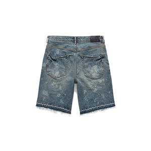 RELICSTAR CARPORATION Shorts de mezclilla rasgados de cintura media para mujer, transpirables, de secado rápido, 100% algodón, estilo vintage, para verano y streetwear - Product Image 2