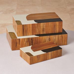 Caja de Almacenamiento de MDF con Incrustaciones de Resina, Recién Fabricada, Caja Decorativa con Incrustaciones de Resina, Caja para Joyas de Resina a un Precio Muy Atractivo - Product Image 1