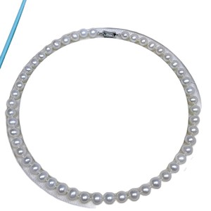 Pendentif en perle de mer naturelle Akoya 8-8,5 mm, luxe, zircon de qualité supérieure, accessoires en argent pur S925, colliers Akoya de qualité supérieure - Product Image 5