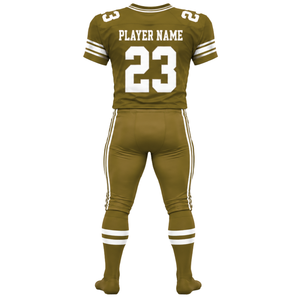 Uniforme de Football américain pour hommes, maillot à manches courtes, ensemble de pantalons de sport rembourrés, vêtements de sport respirants pour l'entraînement en équipe - Product Image 2