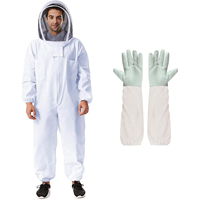 Uniforme d'apiculteur moderne avec voile à capuche pour les opérations d'apiculture, l'inspection des ruches et les tâches pratiques d'apiculture