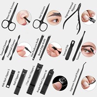 Ensemble de coupe-ongles 26 pièces, kit de manucure et pédicure, coupe-ongles en acier inoxydable pour les ongles des doigts et des orteils, outils de soin des ongles