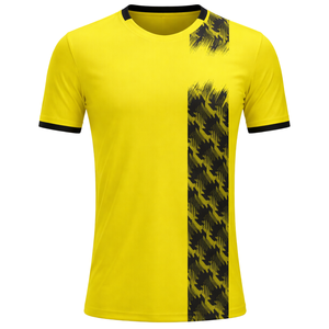 Camiseta de Fútbol Mirage Amarillo y Negro, Ligera, Transpirable, que Absorbe la Humedad, Uniforme Deportivo para Entrenamiento - Product Image 2