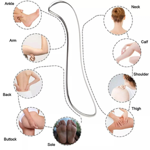 Herramientas GRASTON de Alta Calidad para Fisioterapia y Belleza, Tabla Gua Sha Metálica para Levantar la Nariz, Herramientas IASTM de 1.5*6.9 Pulgadas - Product Image 5