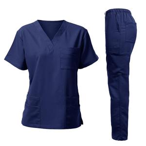 Ensemble de Blouse et Pantalon Médical Unisexe de Haute Qualité à Prix d'Usine, en Tissu Tricoté Confortable pour Infirmiers et Personnel Hospitalier - Product Image 5