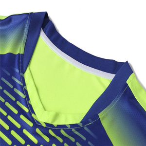 Comfortable soft material tennis uniform for Men Table Tennis Uniform <b>Badminton</b> Jersey Set - Product Image 3