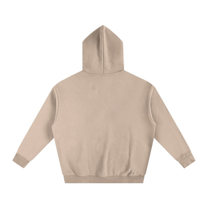 Hoodie Oversize Rose Délavé à l'Acide Style Urbain Hiver Épais Effet Usé 420 g/m² Coupe Ample Épaules Tombantes - Product Image 4