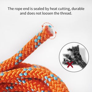 Corde polyvalente pour applications industrielles, marines et extérieures, haute résistance, durable, résistante à l'usure, pour le remorquage et la traction - Product Image 3
