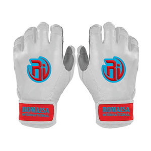Baseball Batting Gloves High Quality Heavy Duty Adjustable Leather Customized Color Logo Training Breathable Comfortable - Product Image 1
