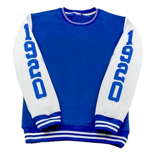เสื้อสเวตเชิ้ตผู้หญิงสำหรับฤดูหนาว Zeta Phi Beta ตกแต่งด้วยแพทช์ปักลาย แถบลายที่ปลายแขนเสื้อ ผลิตจากผ้าฝ้าย 80% ผสมโพลีเอสเตอร์ 20% ผ้าฟลีซ สวมใส่สบาย - Product Image 5