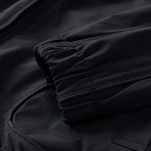 Blouson Moto Unisexe Col Mandarin Automne-Printemps, Service OEM, Fermeture Éclair Avant, 100% Polyester, Coupe Ample Coupe-Vent - Product Image 6