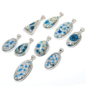 Lote al por mayor de collares con colgante de piedra preciosa de jaspe K2 hechos a mano, modernos para mujer, para compromiso, boda, aniversario - Product Image 2