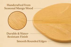 Tabla de Cortar de Madera Sostenible para Uso Diario con Superficie Lisa y Construcción Resistente y Duradera, Venta al por Mayor - Product Image 2