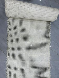 Open Weave Natural Brown Rattan Webbing for Furniture Panels and Restoration - Product Image 6