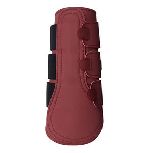 Bottes de protection pour jambes de cheval de qualité supérieure, durables et légères, en polyester, pour la protection des tendons, équipement équestre vétérinaire, personnalisable - Product Image 4