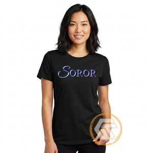 GREEK TREASURES เสื้อยืดสตรี Zeta Phi Beta Sorority ปักลายบนผ้าเจอร์ซีย์ สวมใส่สบาย คุณภาพสูง ระบายอากาศได้ดี ผ้าฝ้าย 100% แขนสั้น - Product Image 1