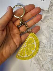 Beaded Floral Citrus Shoulder Bag Handmade Women Designer Fashion Handbag Trendy Luxury Summer Zipper Closure Eco-Friendly - Product Image 6
