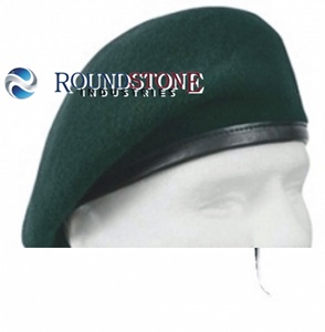 Béret en laine vert RIFLE GREEN WOOL de STONE INDUSTRIES, toutes tailles - Product Image 1