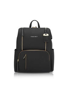 Bolso profesional delgado para computadora con herrajes en tono dorado, diseño antirrobo con múltiples bolsillos para oficina y viajes, bolso para estudiantes. - Product Image 2