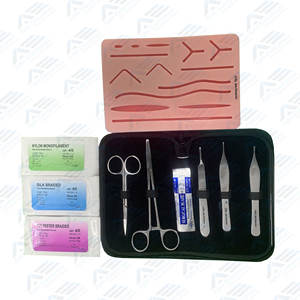 Kits de instrumentos médicos, Kit de sutura, instrumento médico, práctica de estudiantes de medicina, Kit de sutura de práctica, acero inoxidable - Product Image 1