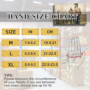 ถุงมือช่างอมารา หนังสังเคราะห์เสริมแรง ป้องกันความร้อน ทนทาน กันลื่น เหมาะสำหรับงานหนัก - Product Image 6