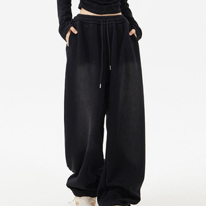 Proveedor de pantalones deportivos para mujer al por mayor |   Fabricante de pantalones deportivos con bolsillos con cremallera para mujer |   tendencia de pantalones deportivos de lana para mujer en invierno - Product Image 6