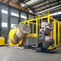 Machine de moulage rotatif bi-axiale à deux bras, qualité durable, capacité LTRD 1000-5000, semi-automatique pour usage industriel – Prête à la vente