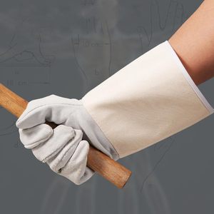Hot Sale Custom Logo Industrial Waterproof Protection Welding <b>Gloves</b> Top Quality Sheepskin Leather Material Safety Welder <b>Gloves</b> - Product Image 3