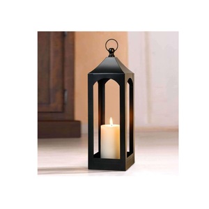 Lanternes à bougies en métal, lampes suspendues traditionnelles en fer pour la maison, le patio, le jardin, les centres de table de mariage, intérieur et extérieur - Product Image 4