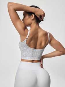 Sujetador deportivo para mujer hecho con tela transpirable que absorbe la humedad, con soporte para entrenamientos en el gimnasio, yoga, fitness, correr y entrenamiento, en oferta. - Product Image 6